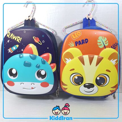 کوله پشتی مهد کودک پسرانه طرح حیوانات